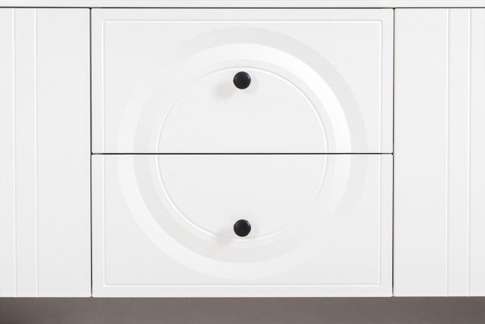 Валенсия Спальня № 39, ЛДСП белый шагрень/МДФ белый шагрень