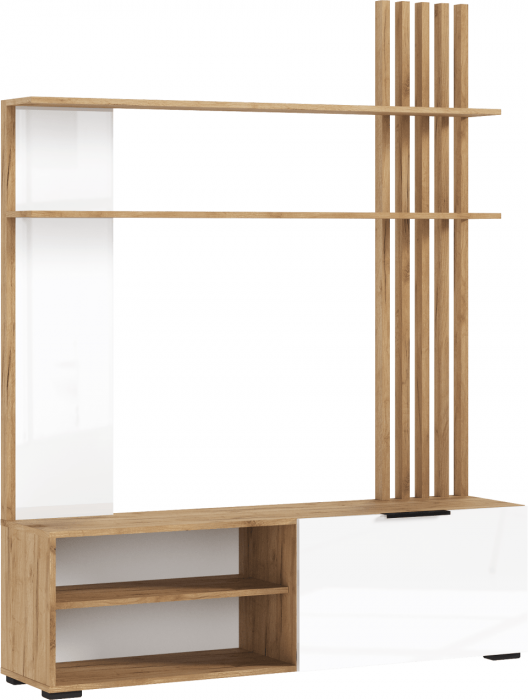 Роджинамиф Гостиная (Графит, Крафт золотой)