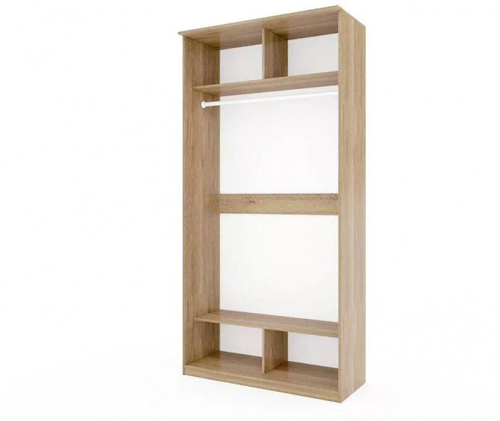 Шкаф купе Модерн 1190х600 2-х дверный зеркало ясень