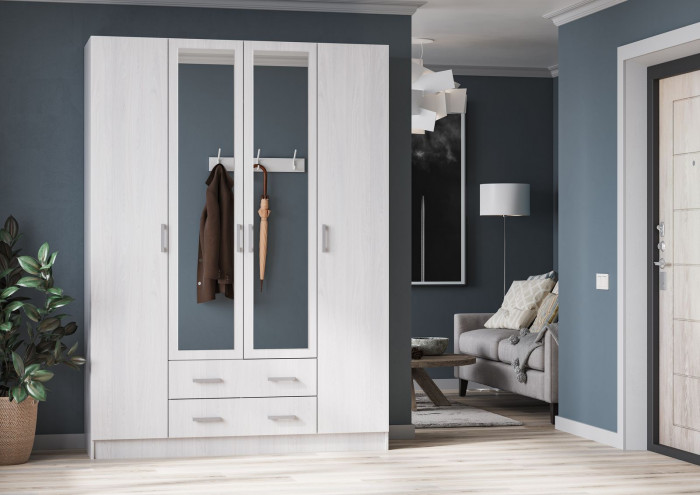 Квадро шкаф 4-х ств (1600*2200*500 мм) анкор/анкор