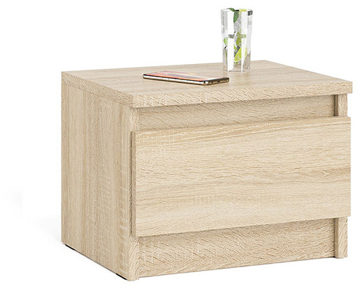 Мори Тумба прикроватная ТПМ400.1, цвет дуб сонома, ШхГхВ 40,4х34,6х30 см.