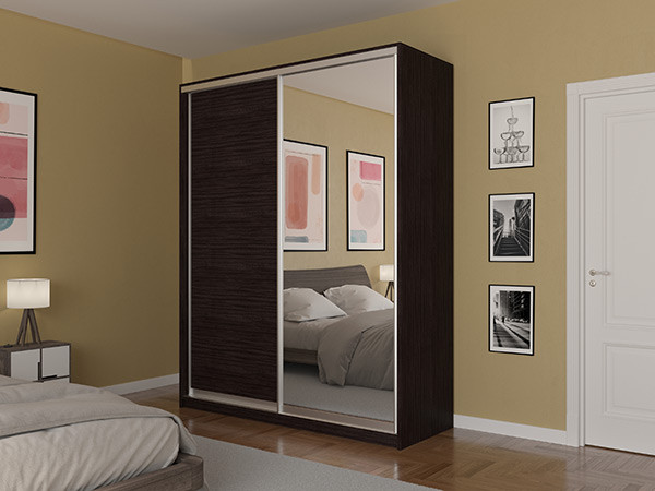 Шкаф-купе Лаурус 2 Венге 160х45х220 см