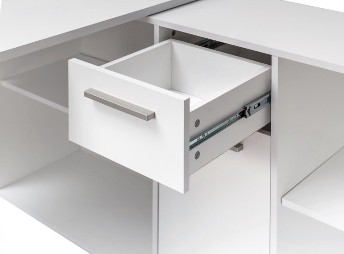 Лайт письменный стол 03.245F + 03.245F, белый шагрень