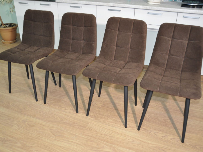 Обеденная группа Колорадо / Стул Х 4 шт. / Дуб Сонома/черный / бид 10