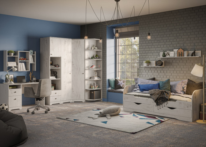 Кровать односпальная 80х200 с ящиками 