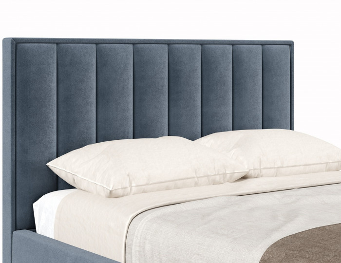 Кровать с подъёмным механизмом 1400 Анкона, темно-серый