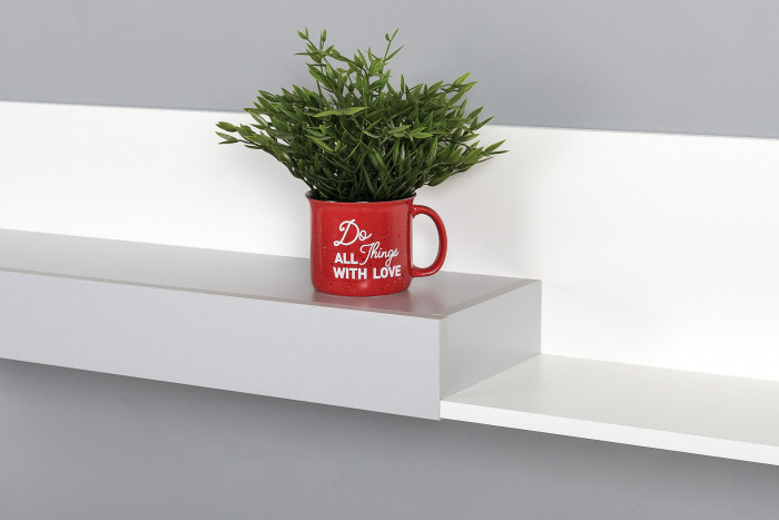 Торонто Компоновка № 02, цвет белый шагрень/стальной серый, ШхГхВ 240х53,1х149,7 см., универсальная сборка