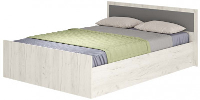 "Фиеста" кровать 1,4м LIGHT (1550х750х2032) дуб крафт белый