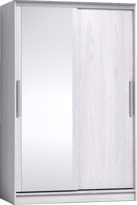 Шкаф-купе с зеркалом Strike 1350 Ясень Анкор светлый