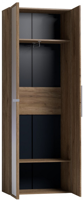 Шкаф для одежды с зеркалом Натуре 92, дуб крафт