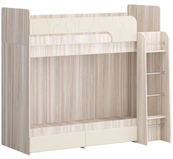 Двухъярусная кровать Бемби МДФ NEW, ясень (Гарвиш, Ясень шимо светлый)