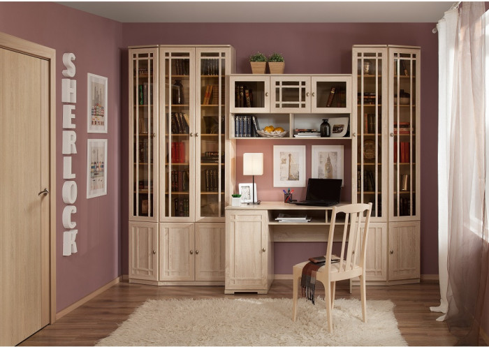 Библиотека Sherlock. Комплект 1, дуб сонома