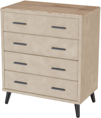 Комод интерьерный Пай бежевый/мдф дуб канадский