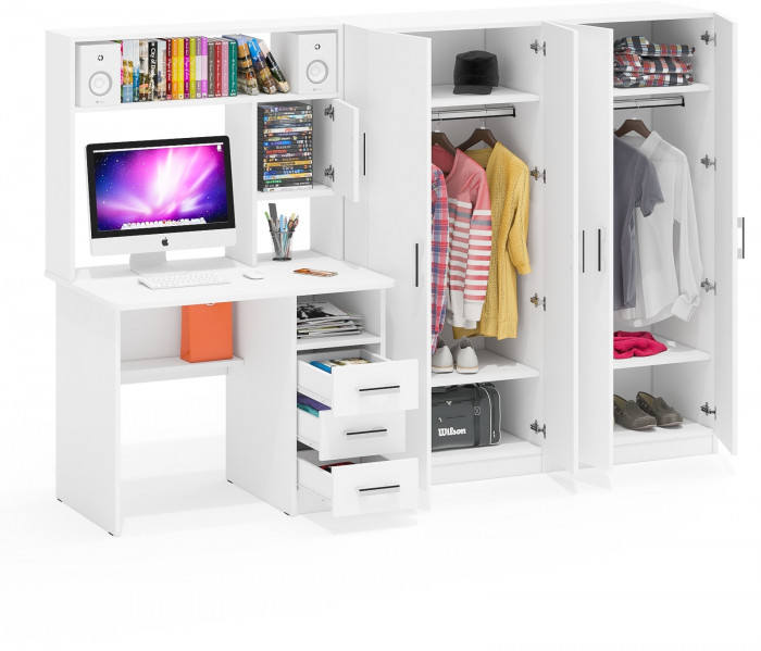 С-МД-СК9 Компоновка № 01, белый шагрень