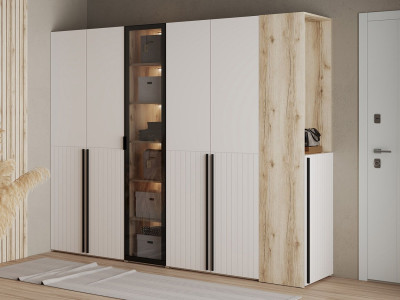 Прихожая Арден 3 Дуб Делано / Сантьяго софт