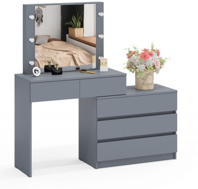 Стол косметический с подсветкой 110, графит