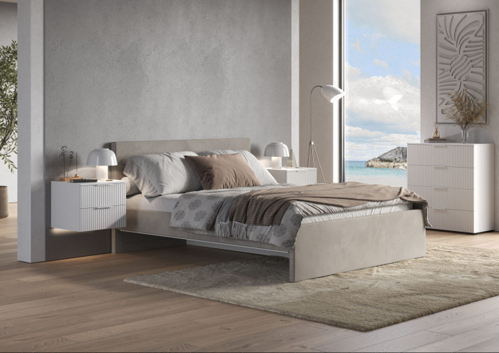 Кровать 160 КР-433-М с настилом из ламелей, Микровелюр Zeekr-3