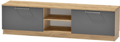 Тумба для ТВ-техники напольная "Иннэс-7", Крафт золотой/Графит