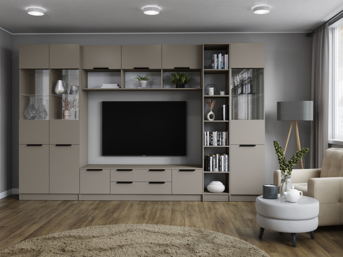 Набор мебели для гостиной "Мадрид", Мокко