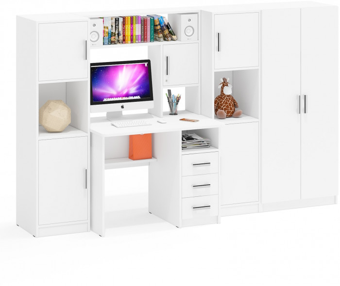 С-МД-СК9 Компоновка № 03, белый шагрень