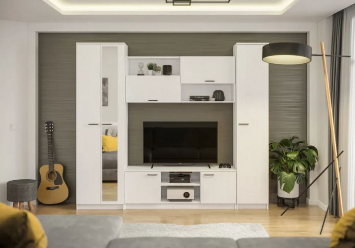 Гостиная Герда белое дерево/белое дерево