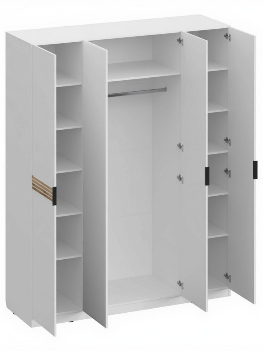 Модульная спальня Нао, набор №4, Дуб вотан (Профиль МДФ Дуб вотан)