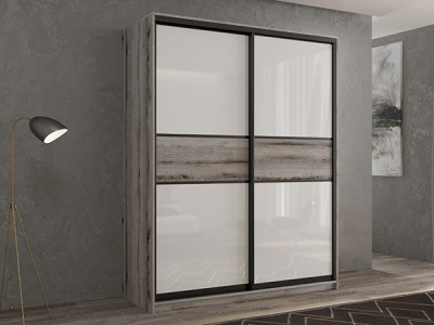 Шкаф-купе Кааппи 11 Эвок Окаменелый 140х45х230 см